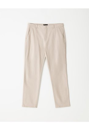 Pantalón Chino Slim Algodón Habano Hombre Marron