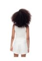 Camiseta Esqueleto Slim Rib Algodón Blanca Niña Blanco de Gef