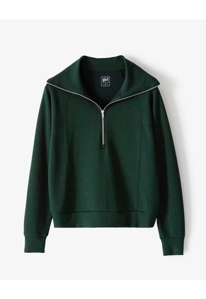 Buzo Relax Tacto Suave Verde Mujer Verde