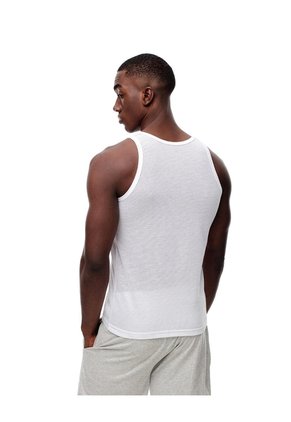Camisilla Slim Malla Blanca Hombre Blanco