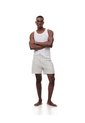 Camisilla Slim Malla Blanca Hombre Blanco de Gef