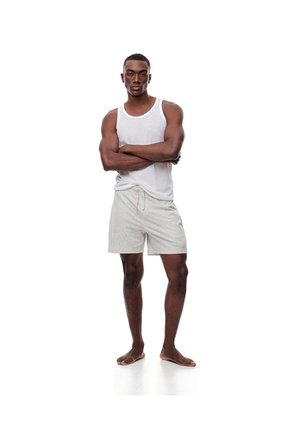 Camisilla Slim Malla Blanca Hombre Blanco