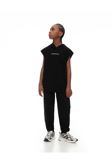Jogger Regular Negro Niño Negro