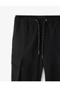 Pantalón Tipo Cargo Negro Niño Negro de Gef