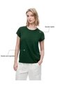 Camiseta Deportiva Secado Rápido Verde Mujer Verde de Gef