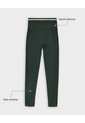 Legging Deportivo Seamless Verde Mujer Verde de Gef
