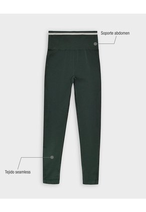 Legging Deportivo Seamless Verde Mujer Verde