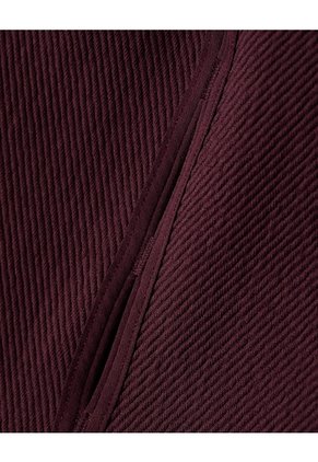 Crop Top Halter Slim Seamless Vinotinto Mujer Violeta