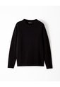 Buzo Regular Tejido De Punto Algodón Negro Hombre Negro de Gef