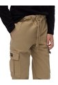 Jogger Regular Algodón Habano Niño Marron de Gef