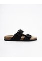 Sandalias Hebillas Negro Hombre Negro de Gef