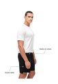 Pantaloneta Deportiva Secado Rápido Negra Hombre Negro de Gef