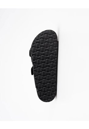 Sandalias Hebillas Negro Hombre Negro