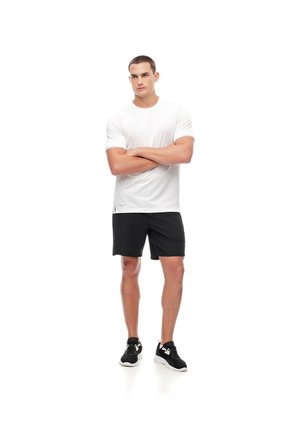 Pantaloneta Deportiva Secado Rápido Negra Hombre Negro