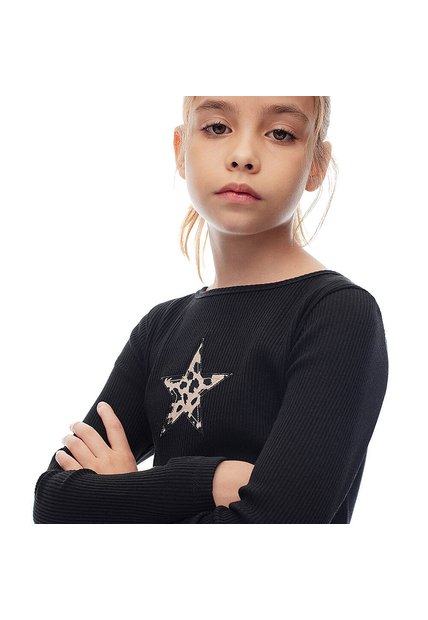 CAMISETA GEF NINA LALISA KD NEGRO 799 Talla 14