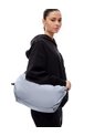 Bolso Deportivo Tipo Hobo Gris Mujer de Gef