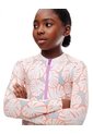 Vestido De Baño Maga Larga Estampado Niña Verde de Gef