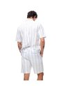 Bermuda Algodón Rayas Hombre Blanco de Gef