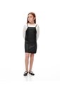 Conjunto Vestido + Camibuzo Negro Brillos Niña Negro de Gef