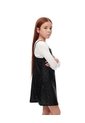 Conjunto Vestido + Camibuzo Negro Brillos Niña Negro de Gef