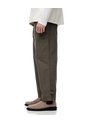 Pantalón Cargo Recto Algodón Verde Hombre Cafe de Gef