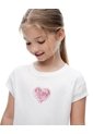 Camiseta Regular Manga Corta Blanca Niña Blanco de Gef