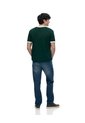 Camiseta Regular Verde Hombre Verde de Gef