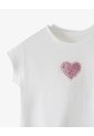 Camiseta Regular Manga Corta Blanca Niña Blanco de Gef