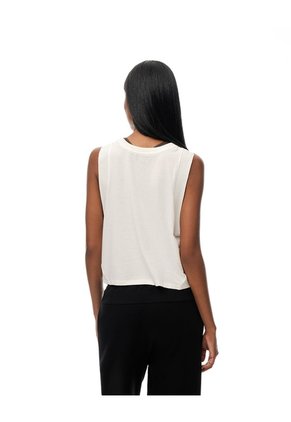 Camiseta Esquelto Deportiva Blanca Mujer Blanco