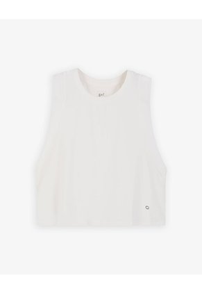 Camiseta Esquelto Deportiva Blanca Mujer Blanco