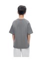 Camiseta Regular Manga Corta Gris Gris de Gef