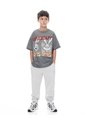 Camiseta Regular Manga Corta Gris Gris de Gef