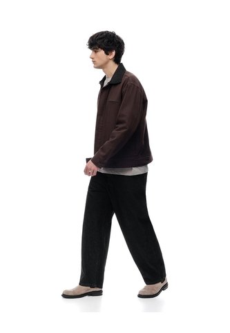 Jean Regular Tiro Medio Negro Hombre Negro Gef