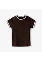 BLUSA GEF MUJER LETAK CHOCOLATE 8892 Talla S de Gef