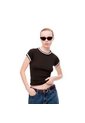 BLUSA GEF MUJER LETAK CHOCOLATE 8892 Talla S de Gef