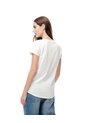 Camiseta Regular Algodón Beige Estampada Mujer Marron de Gef