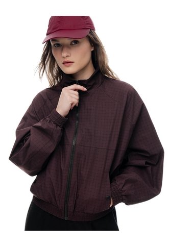Chaqueta Regular Sin Capucha Morado Estampado Mujer Purpura Gef