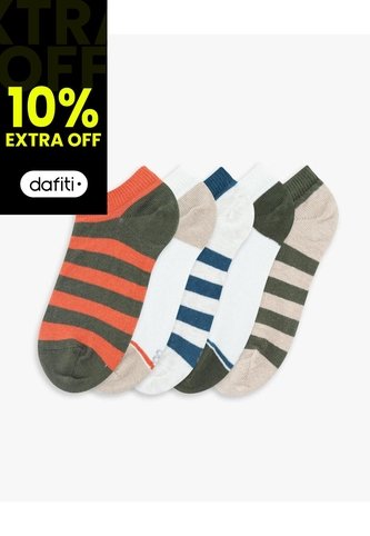 Medias Niños Tobillera Corta Pack X5 Surtido Multicolor Gef
