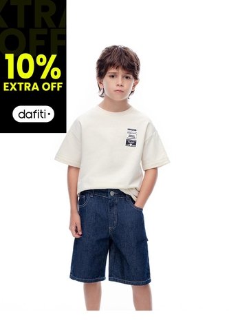 Bermuda Denim Regular índigo Oscuro Niño Azul Oscuro Gef