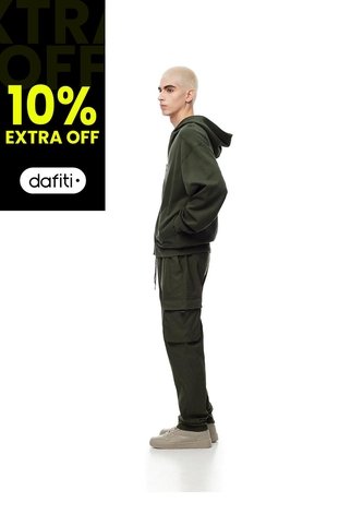Pantalón Cargo Regular Liviano Verde Hombre Verde Gef