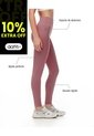 Legging Deportivo Secado Rápido Malva Mujer Lila de Gef