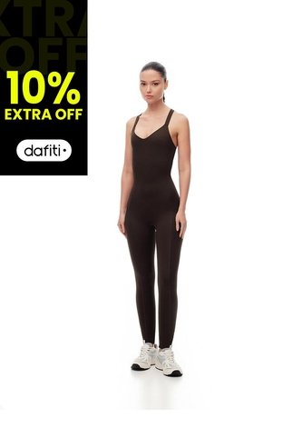 Enterizo Deportivo Secado Rápido Chocolate Mujer Chocolate Gef
