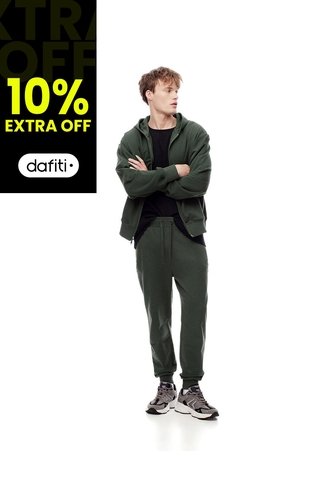 Jogger Regular Verde Hombre Verde Gef