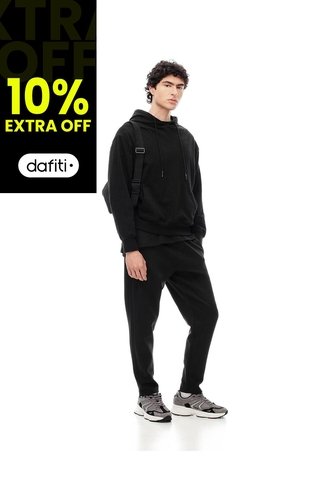 Pantalón Deportivo Negro Hombre Negro Gef