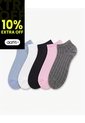 5 Pares De Medias Tobilleras Surtido Mujer de Gef