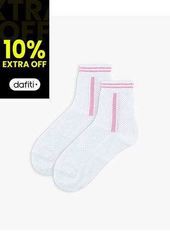 Medias Cortas Blancas Mujer Gef