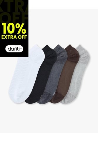 Medias Mujer Tobillera Corta Pack X5 Surtido Gef