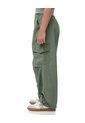 Jogger Cargo Tiro Medio Verde Niña Verde de Gef
