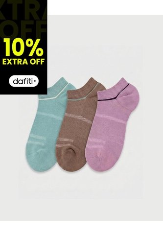 3 Pares De Medias Tobilleras Surtido Mujer Gef