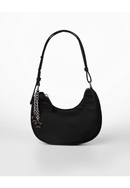 Bolso Tipo Baguette Negro Niña
